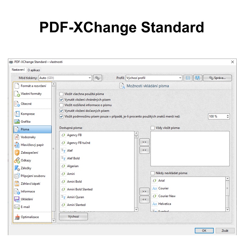 PDF-XChange Standard - 3 uživatelé