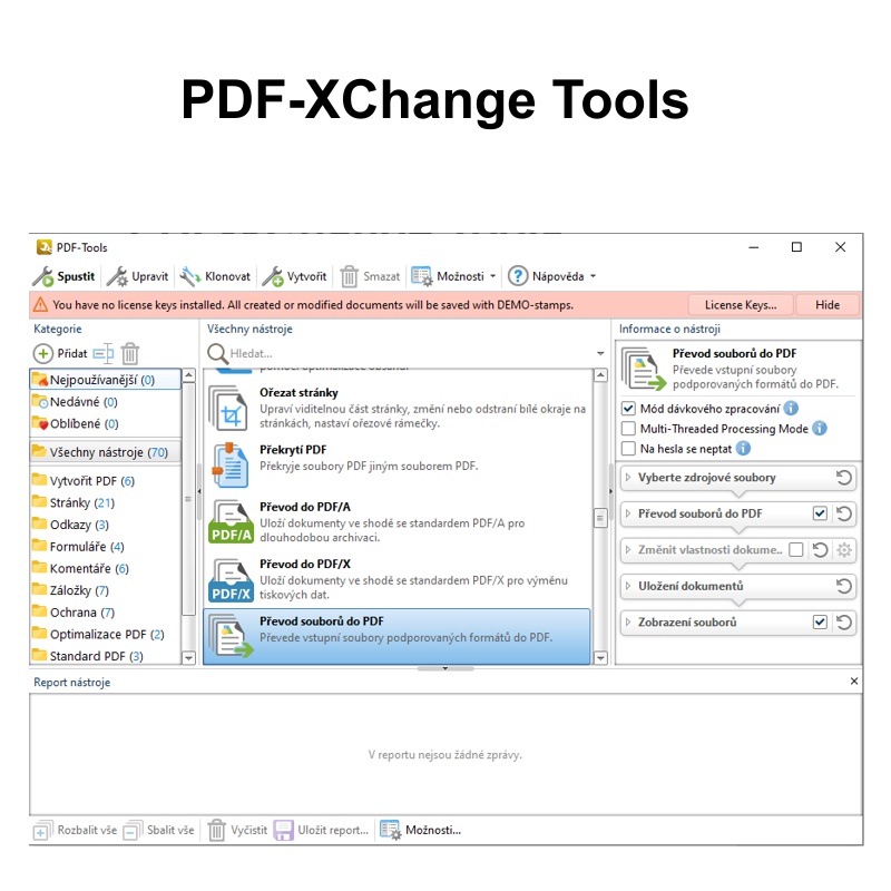 PDF-XChange Tools 9 - 3 uživatelé