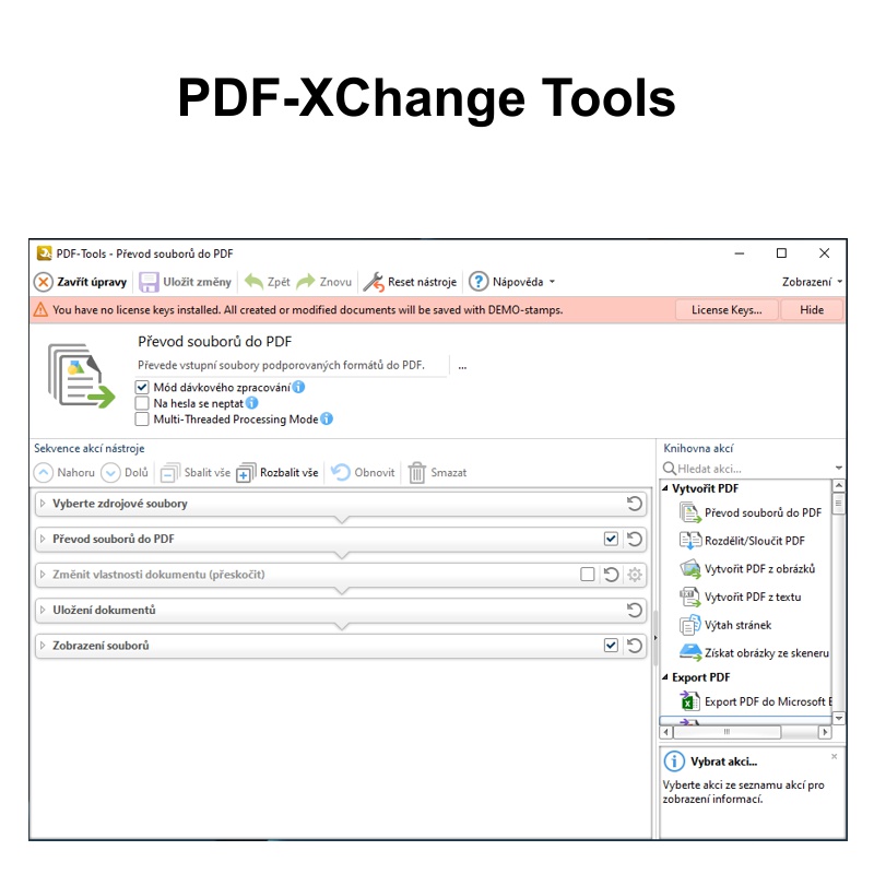 PDF-XChange Tools 9 - 1 uživatel