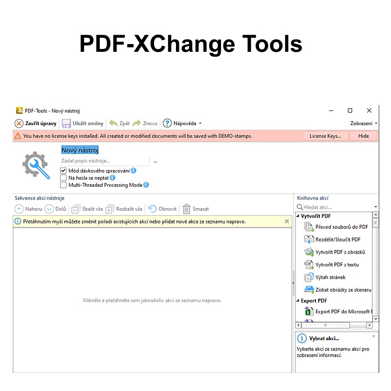 PDF-XChange Tools 9 - 1 uživatel